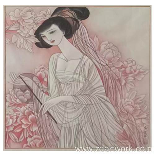 Chinese hanging painting and figure decoration painting